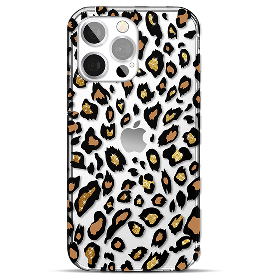 Чехол PQY Wild для iPhone 13 Pro Max Leopard 