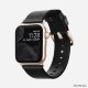 Ремешок Nomad Modern Slim для Apple Watch 38/40 мм Чёрный с золотой фурнитурой - Изображение 93661