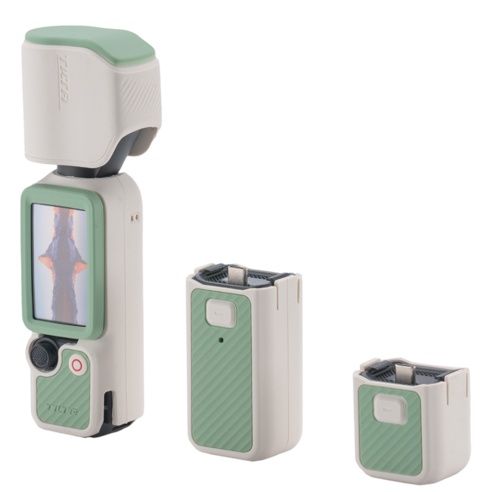 Комплект чехлов Tilta Protective Cover Power Kit для DJI Osmo Pocket 4 Белый и зелёный 