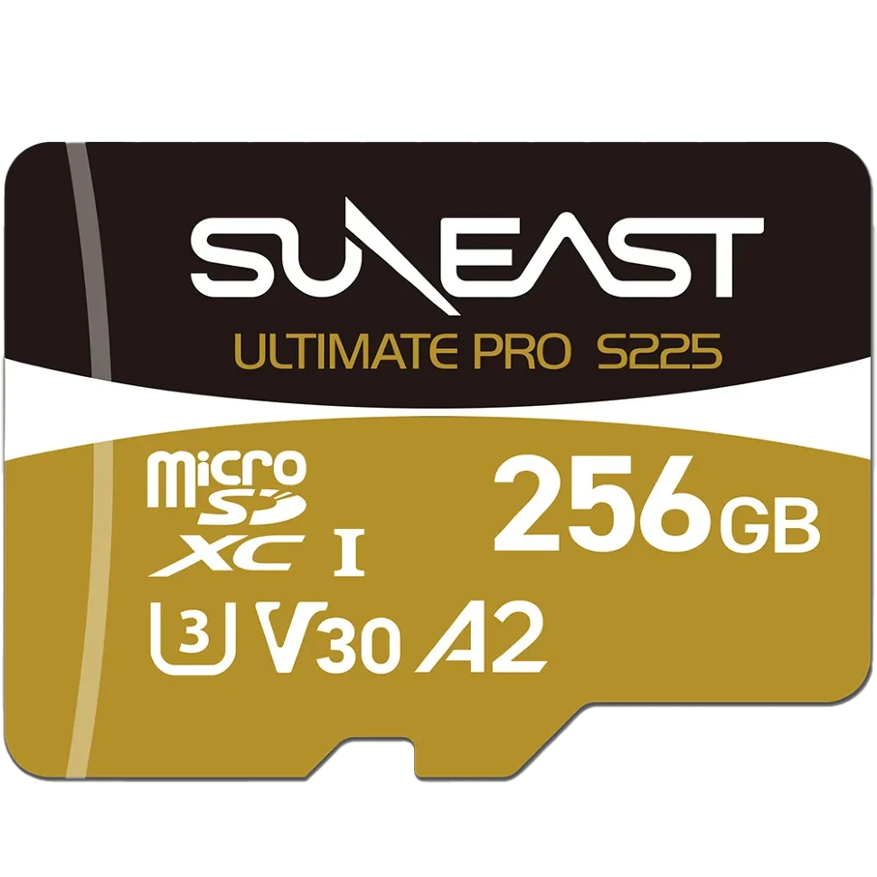 Карта памяти SUNEAST Ultimate Pro S225 Gold microSDXC UHS-I V30 256Гб 