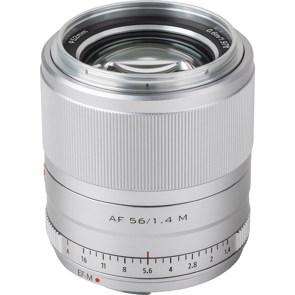 Объектив Viltrox AF 56mm F1.4 EF-M Серебро 