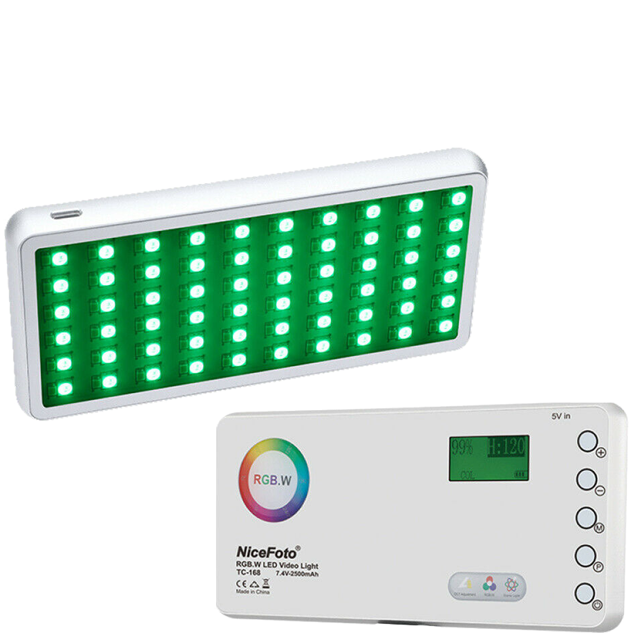 Осветитель NiceFoto TC-168 RGB 