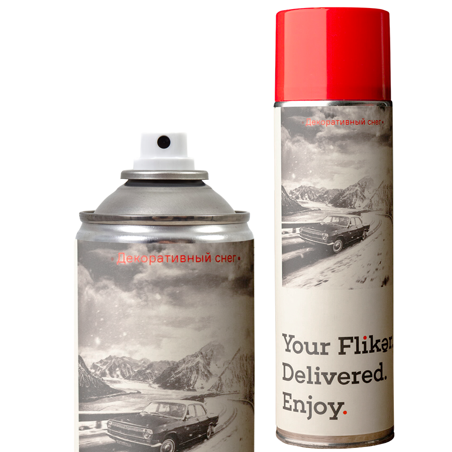 Аэрозоль Fliker Снег 