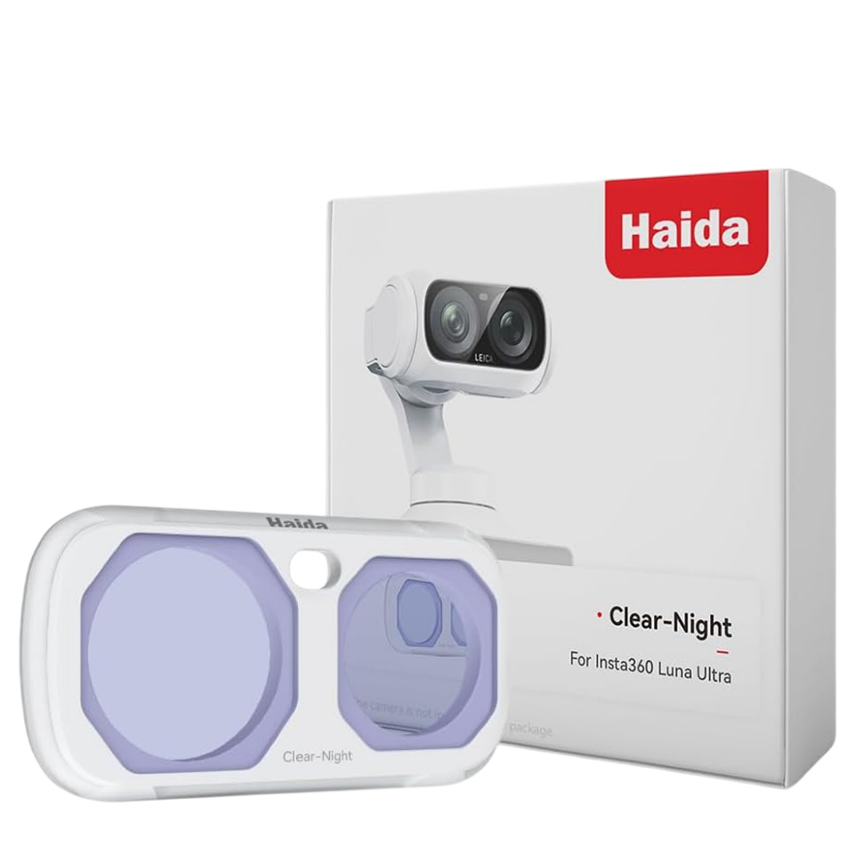 Светофильтр Haida NanoPro Magnetic Clear-Night для Insta360 Luna Ultra Белый 