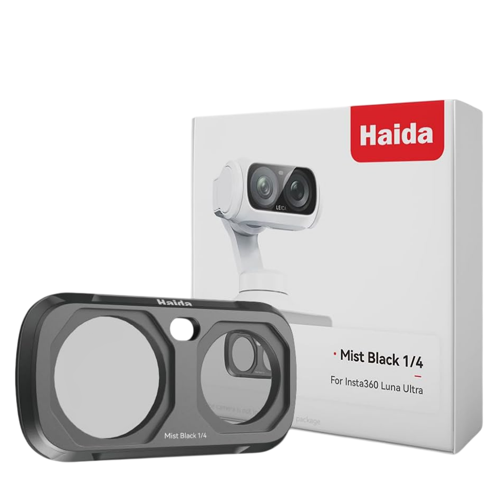 Светофильтр Haida NanoPro Magnetic Mist Black 1/4 для Insta360 Luna Ultra Чёрный 