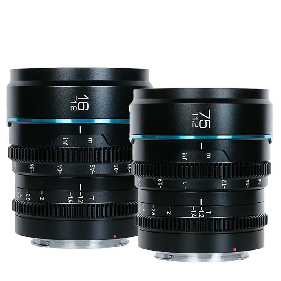 Комплект объективов Sirui NightWalker kit 16/75mm E-mount Чёрный 