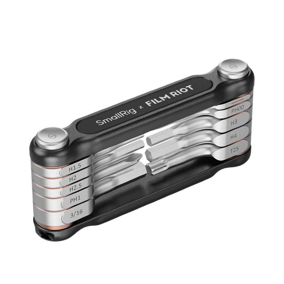 Мультитул SmallRig FILM RIOT 10-in-1 Folding Wrench Set Чёрный 