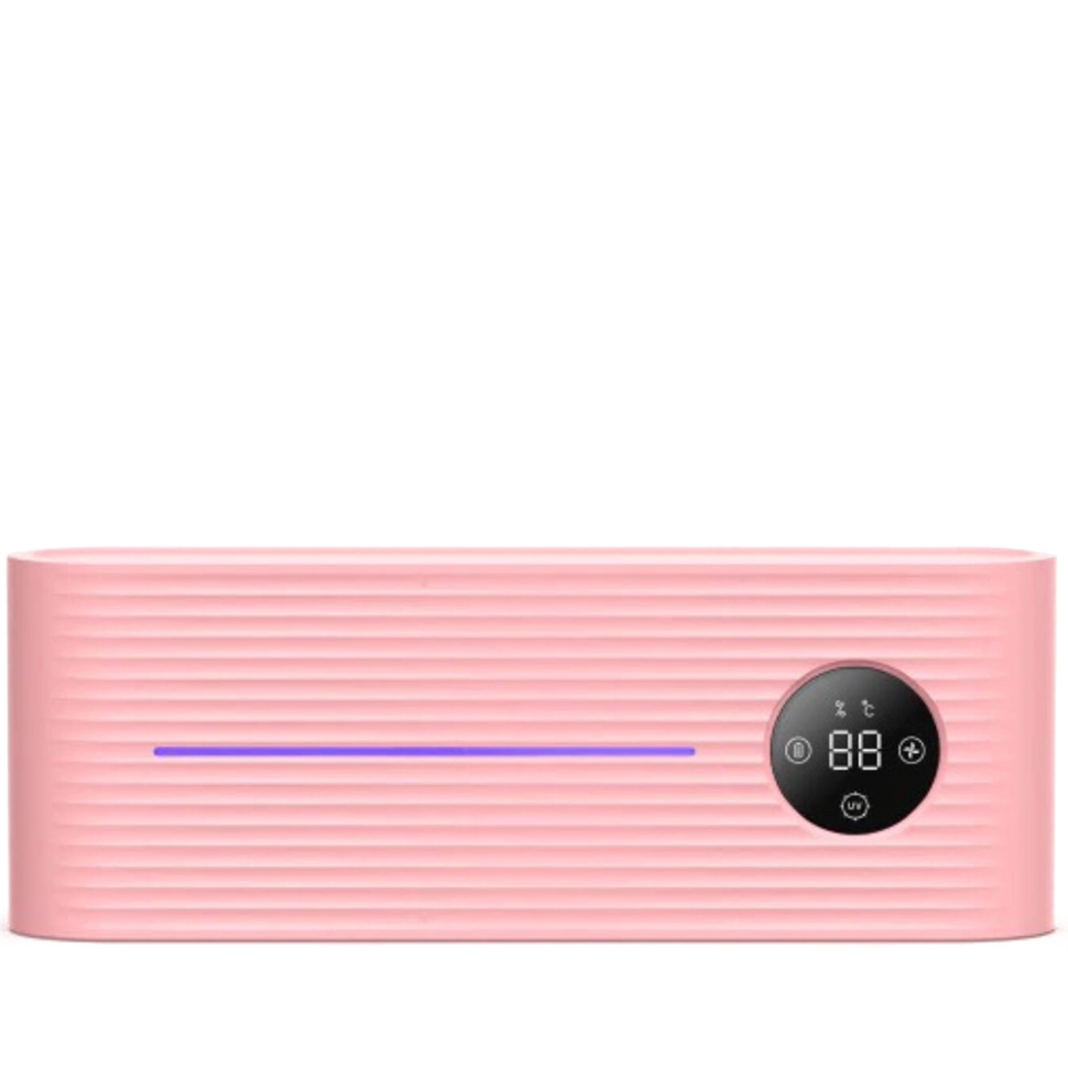 Умный держатель для зубных щеток с дезинфекцией Sothing UV Light Toothbrush Sterilizer Holder Розовый 