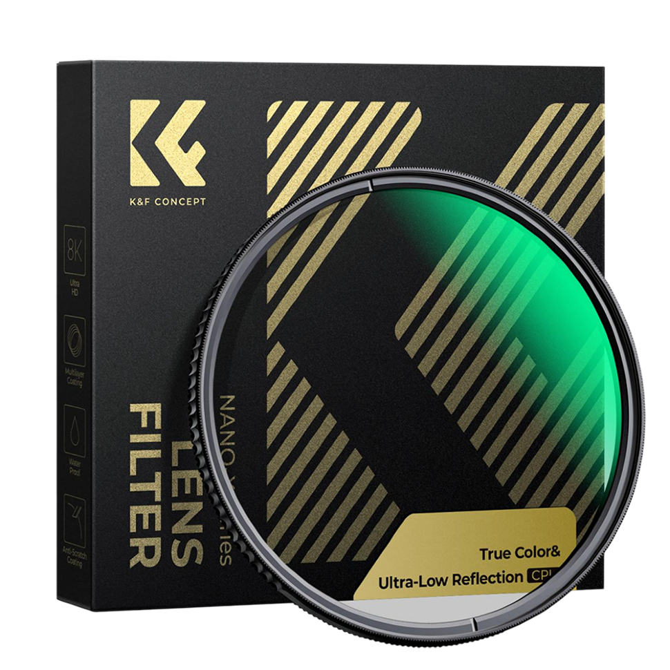 Светофильтр K&amp;F Concept Nano-Xcel CPL Ultra-Low Reflection True Color 40.5мм preOrder=07.09.2026