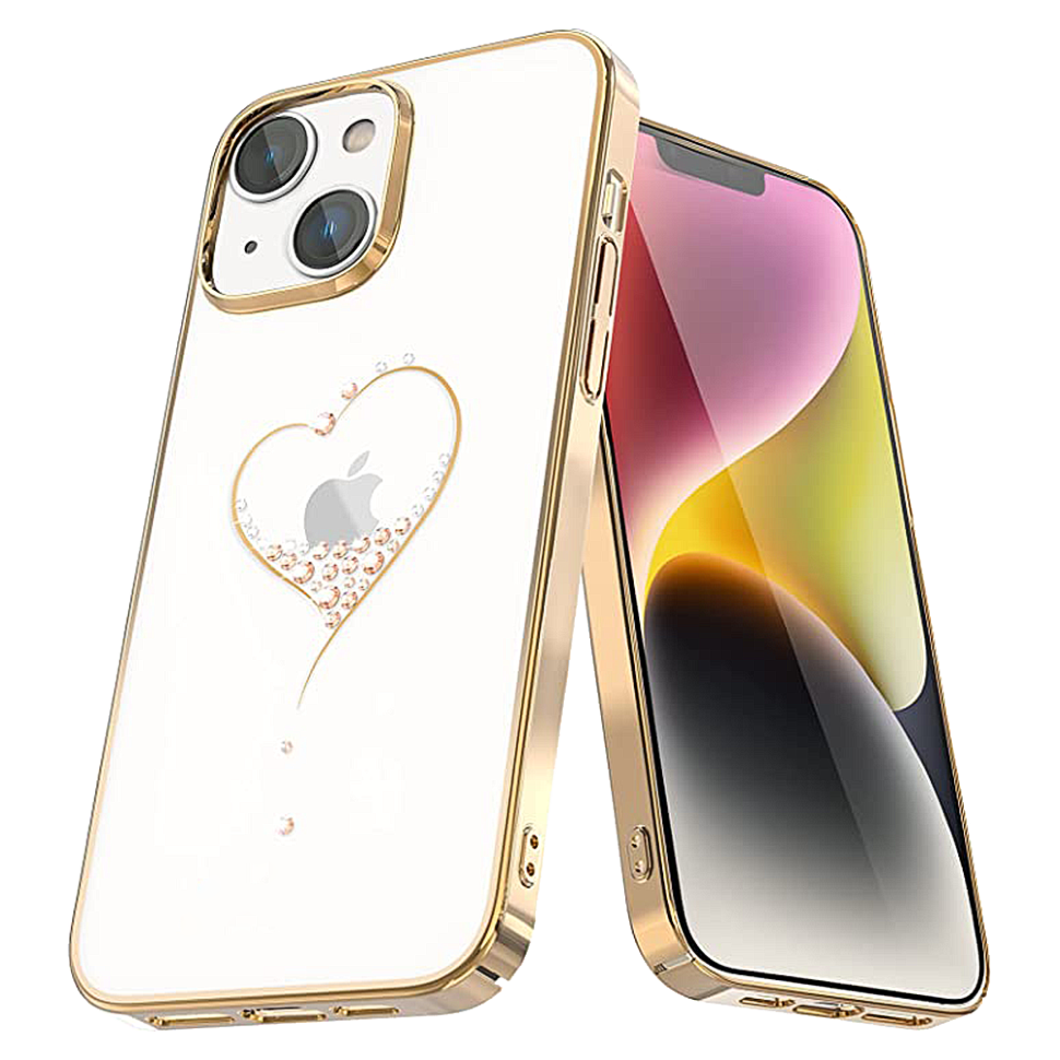 Чехол PQY Wish для iPhone 14 Plus Золото 