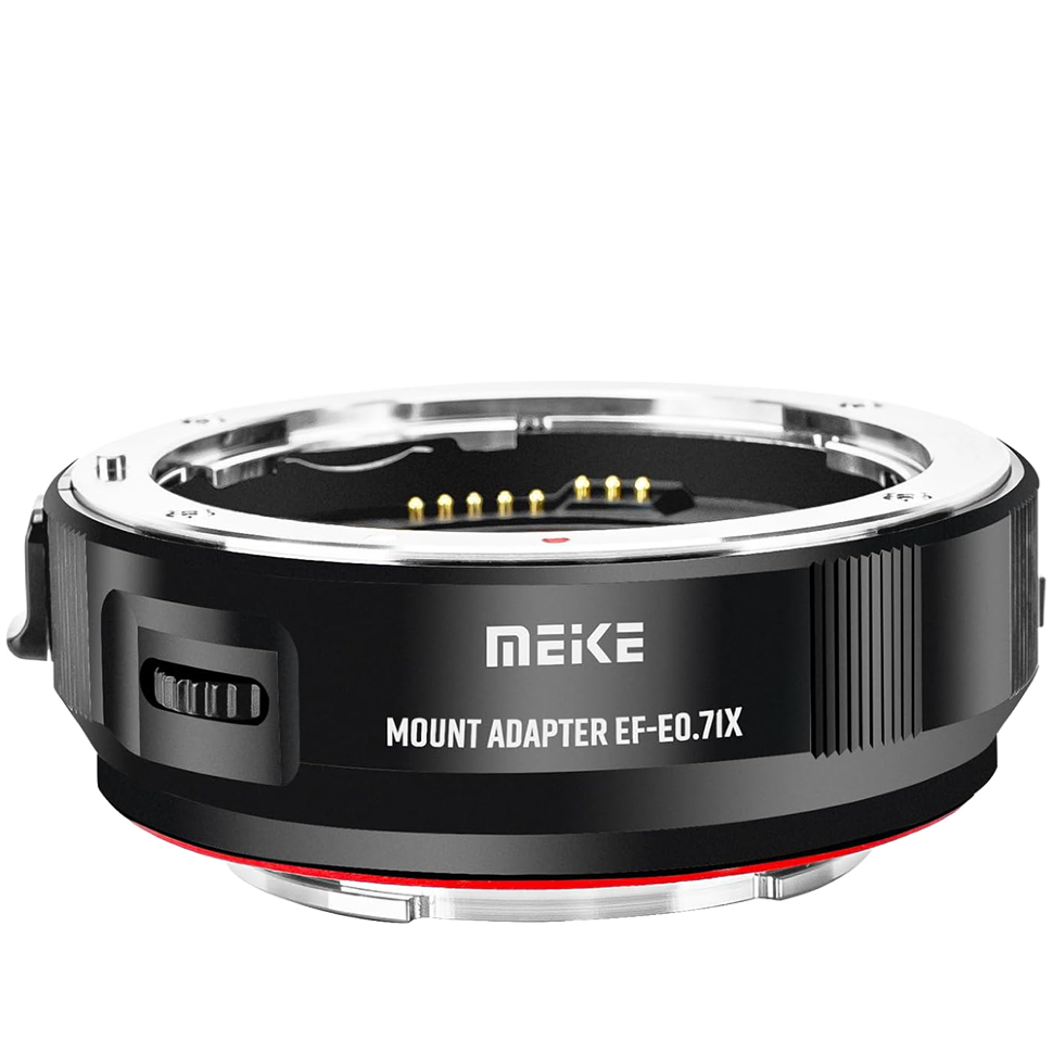 Адаптер Meike EFTE-0.71X для объектива EF на байонет E-mount 