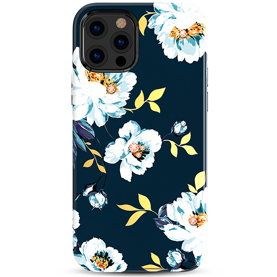 Чехол PQY Blossom для iPhone 12 Pro Max Gardenia 