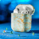 Чехол PQY Marble для Apple AirPods Зелёный - Изображение 210687