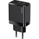 Сетевой адаптер USAMS US-CC172 T54 40W GaN Чёрный - Изображение 216155