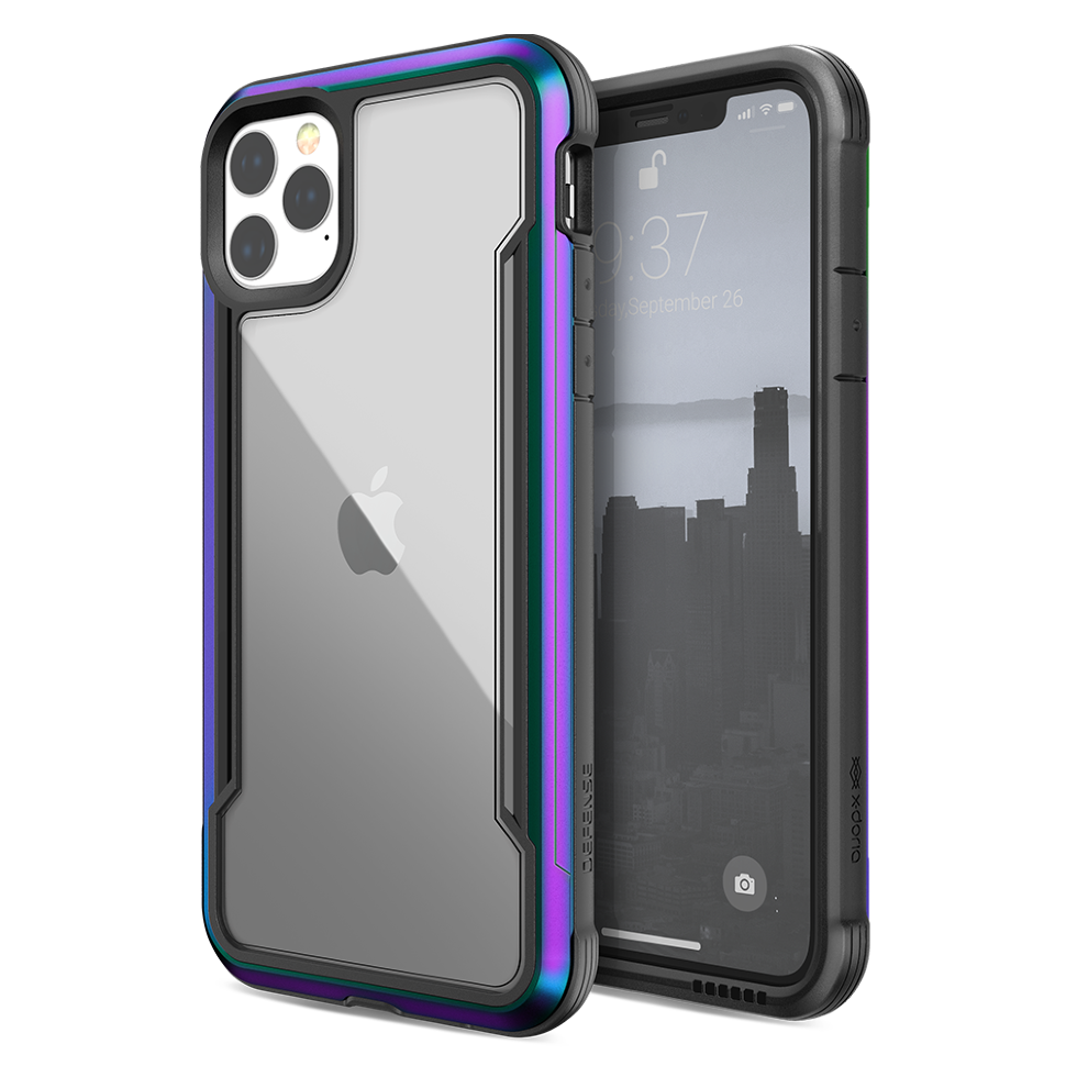 Чехол X-Doria Defense Shield для iPhone 11 Pro Max Переливающийся 