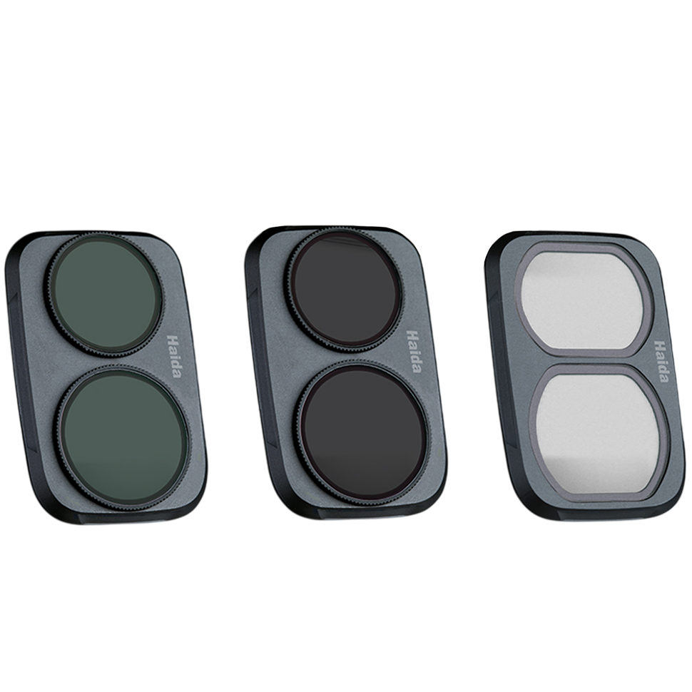 Комплект светофильтров Haida NanoPro  CPL, VND, Mist Black 1/4 для DJI Osmo Pocket 4P (3шт) 