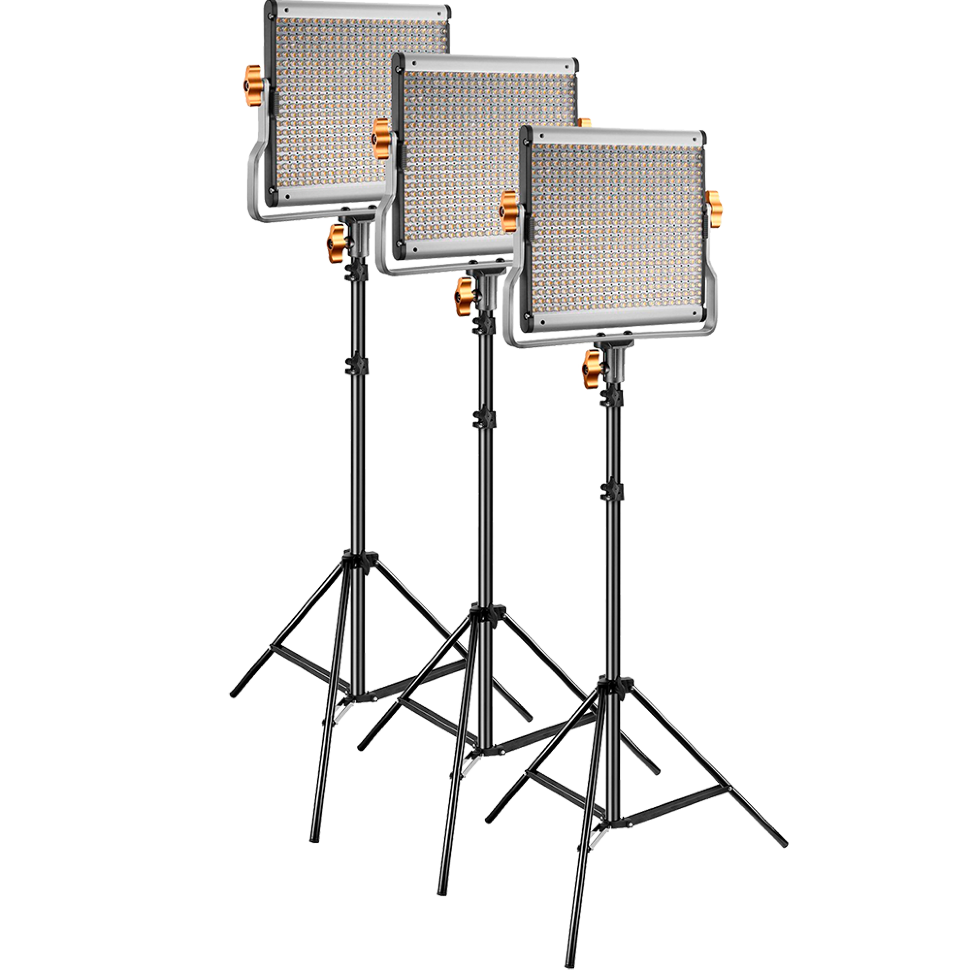 Комплект осветителей Neewer NL 480 (3шт) +аккумуляторы 