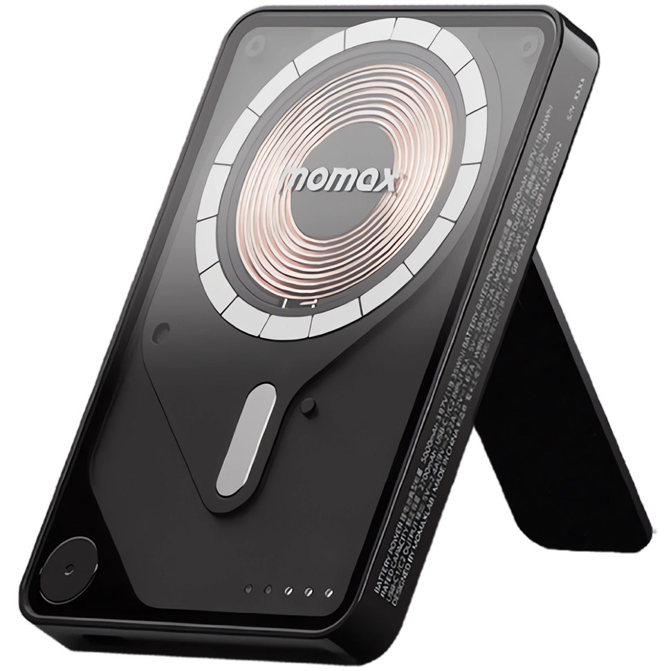 Внешний аккумулятор с беспроводной зарядкой Momax 1-Power X Pro 5000mAh Type-C Черный 