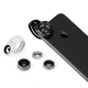 Набор из 4 объективов Momax 4in1 Superior Lens Kit для смартфона Серебро - Изображение 58765