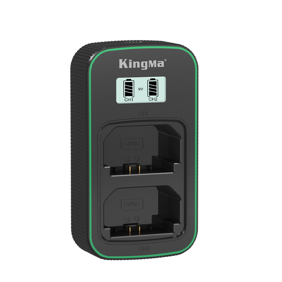 Зарядное устройство Kingma PD3.0 Dual Battery Charger для NP-FZ100 (Уцененный кат.А) 