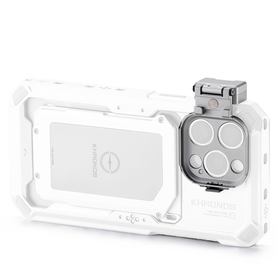 Адаптер светофильтра Tilta Khronos QR Filter Tray для iPhone 15 Pro/Pro Max Белый 