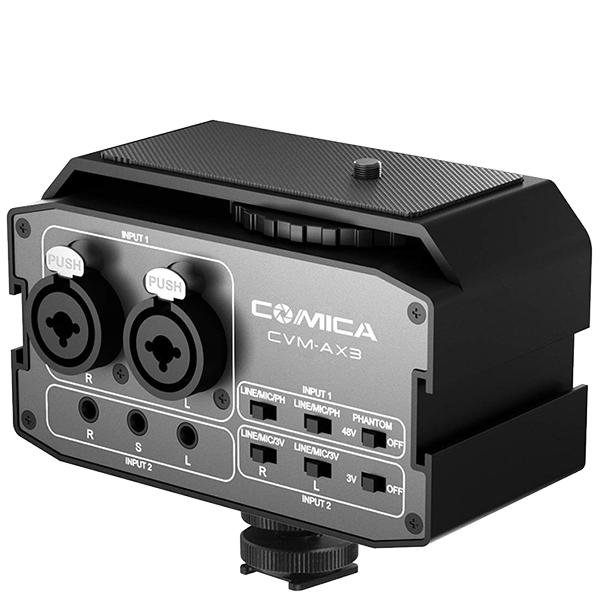 Микшер двуканальный CoMica CVM-AX3 XLR preOrder=06.08.2026