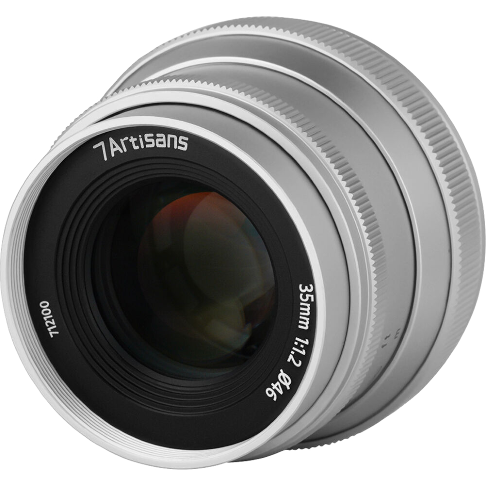 Объектив 7artisans 35mm F1.2 II X-mount Серебро 