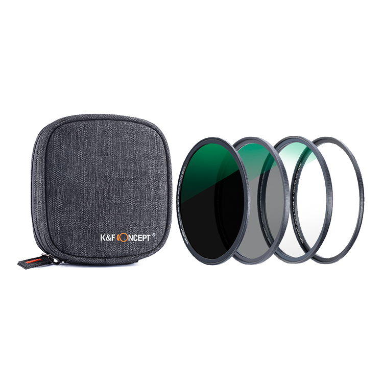 Комплект светофильтров K&F Concept  3 in 1 magnetic (MCUV+CPL+ND1000) 49мм