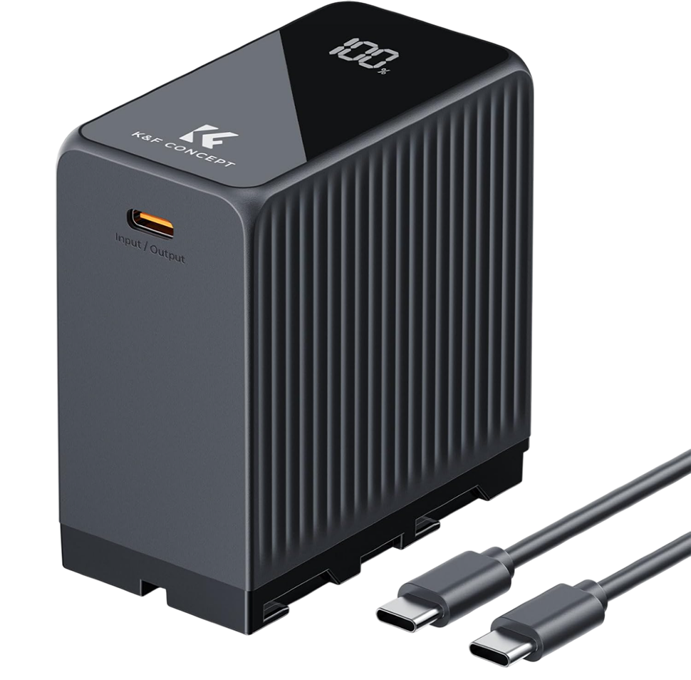 Аккумулятор K&amp;F Concept NP-F970 Type-C 77.77Wh 