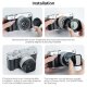 Бленда + светофильтры Freewell Lens Hood для Fujifilm XF 23mm F2.8 (PL, UV, Glow Mist 1/4) Чёрная  - Изображение 290184