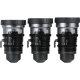 Комплект объективов Sirui IronStar 35/45/60mm T1.9 Anamorphic Cine 1.5X Blue Flare EF/PL-mount - Изображение 277488