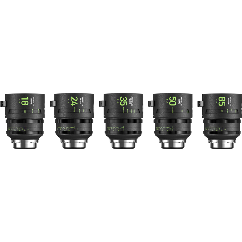 Комплект объективов NiSi Aureus Prime Set (18/24/35/50/85mm T1.4) PL-Mount c кейсом 