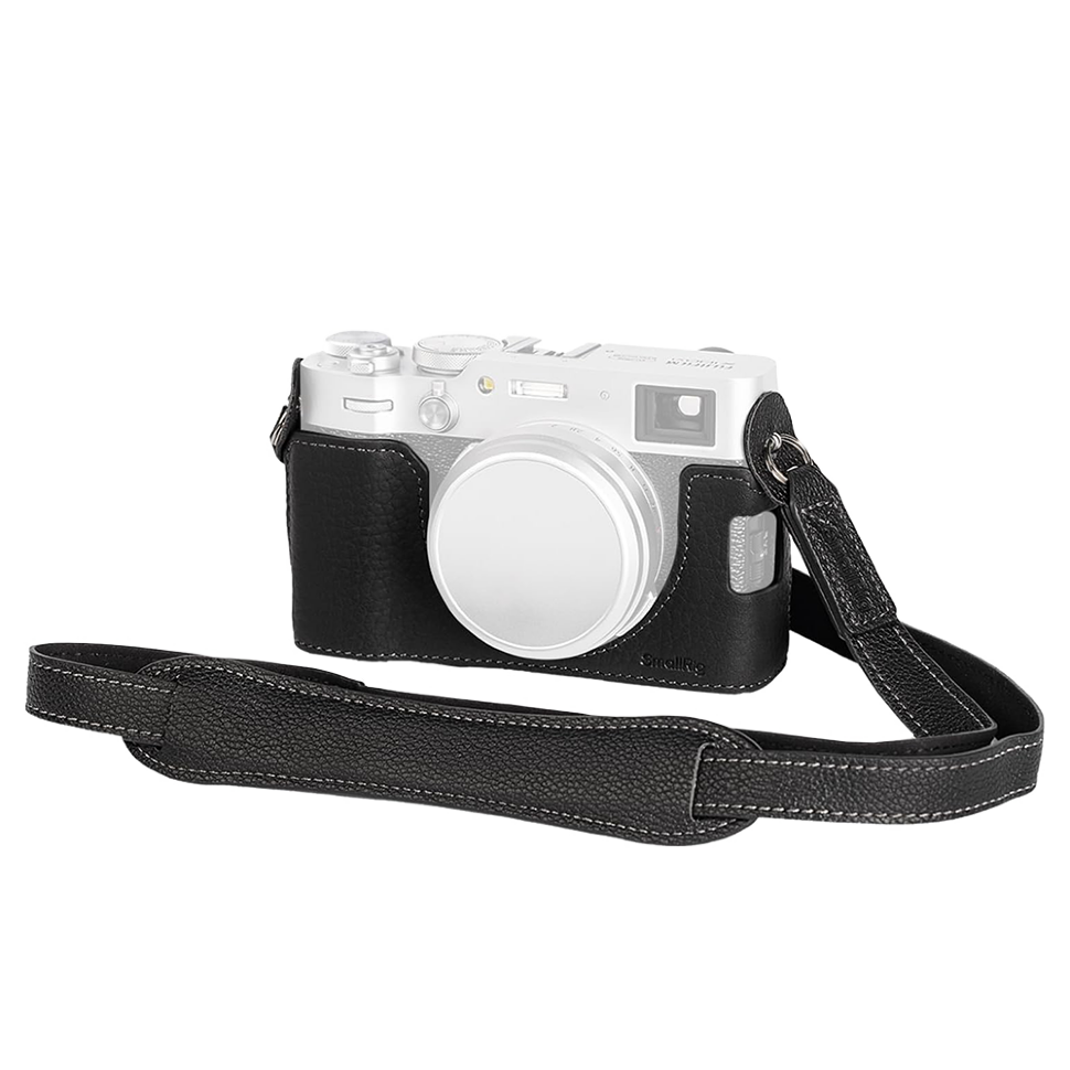 Чехол SmallRig Leather Half Case Kit для Fujifilm X100VI Чёрный preOrder=05.08.2026