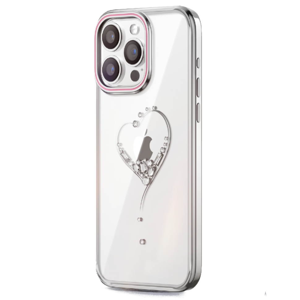 Чехол PQY Wish Special Version для iPhone 15 Pro Серебро 