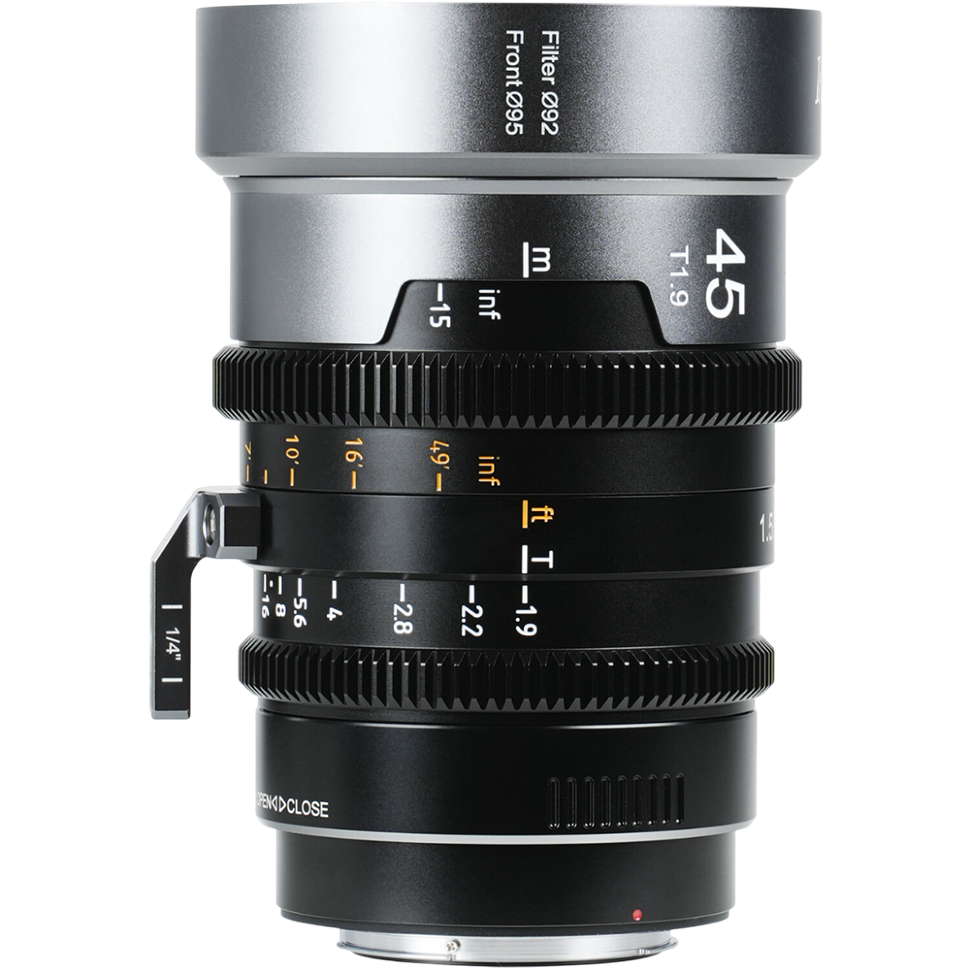 Объектив Sirui IronStar 45mm T1.9 Anamorphic Cine 1.5X Blue Flare EF/PL-mount 