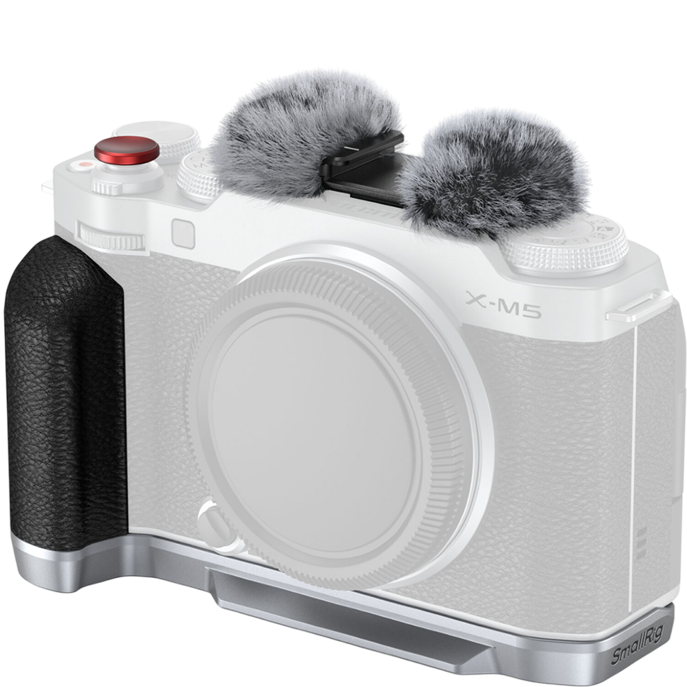 Площадка с рукояткой SmallRig 4876 L-Shape Mount Plate для Fujifilm X-M5 Серебро 