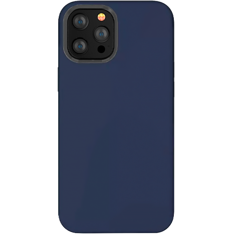 Чехол PQY Macaron для iPhone 12 Pro Max Phone Синий 