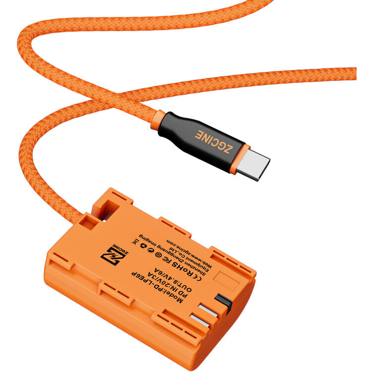 Адаптер питания ZGCine LP-E6P - Type-C