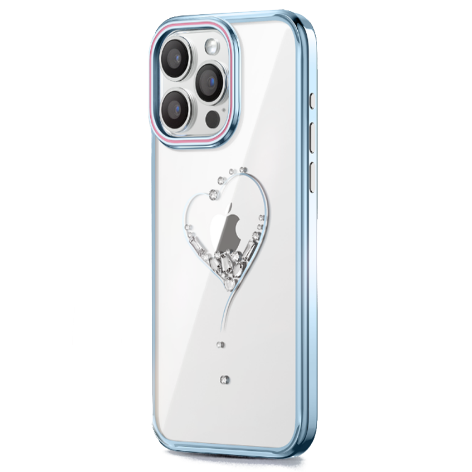 Чехол PQY Wish Special Version для iPhone 15 Pro Max Синий 