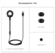 Кабель-держатель Baseus Car Mount USB Cable Lightning to USB Красный - Изображение 70045