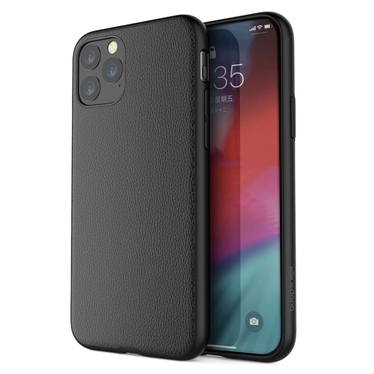 Чехол X-Doria Dash Air для iPhone 11 Pro Max Чёрная кожа 