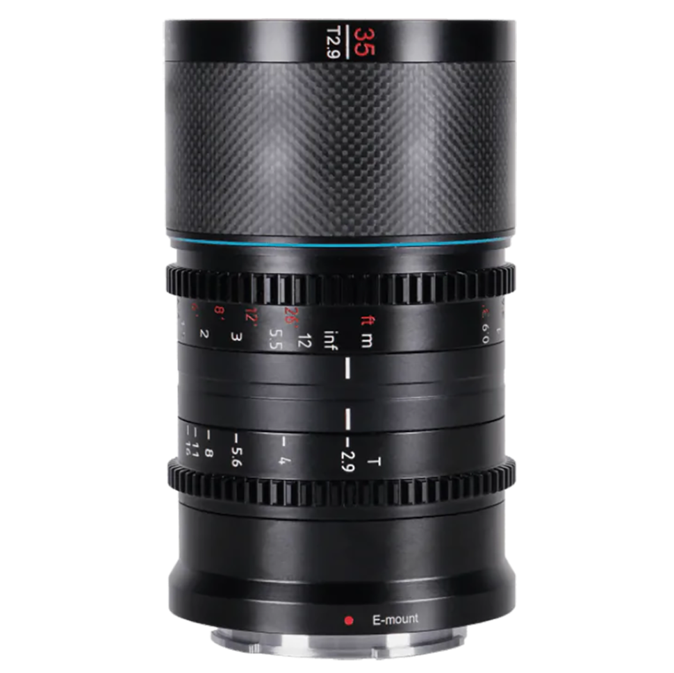 Объектив Sirui Saturn 35mm T2.9 1.6x FF Anamorphic RF (Blue Flare) 