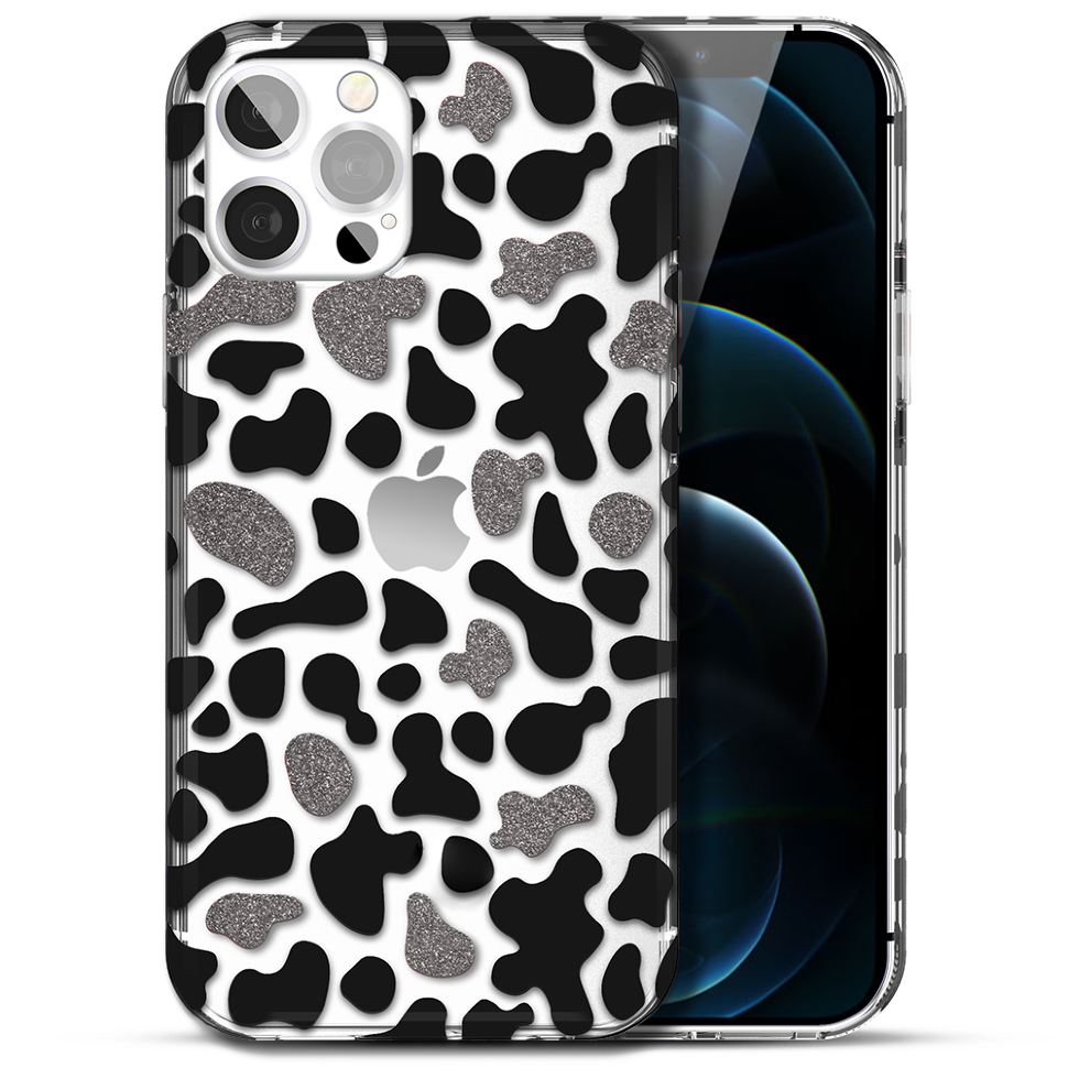 Чехол PQY Glamour для iPhone 12 Pro Max Cow 