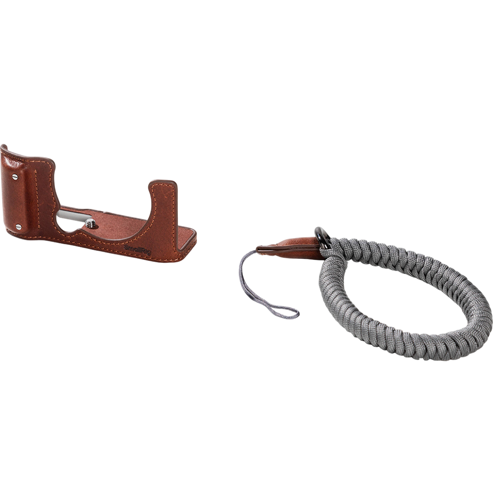 Чехол SmallRig Camera Leather Half Kit для Fujifilm X-M5 Коричневый  preOrder=05.08.2026