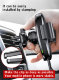 Автодержатель + беспроводная зарядка Baseus Car Gravity Mount Красный - Изображение 70019
