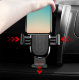 Автодержатель + беспроводная зарядка Baseus Car Gravity Mount Красный - Изображение 70020