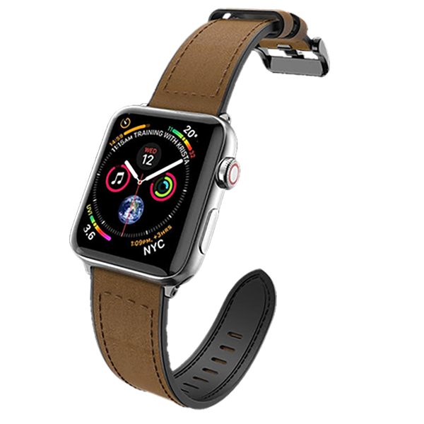 Ремешок X-Doria Hybrid Leather для Apple watch 38/40 мм Коричневый 