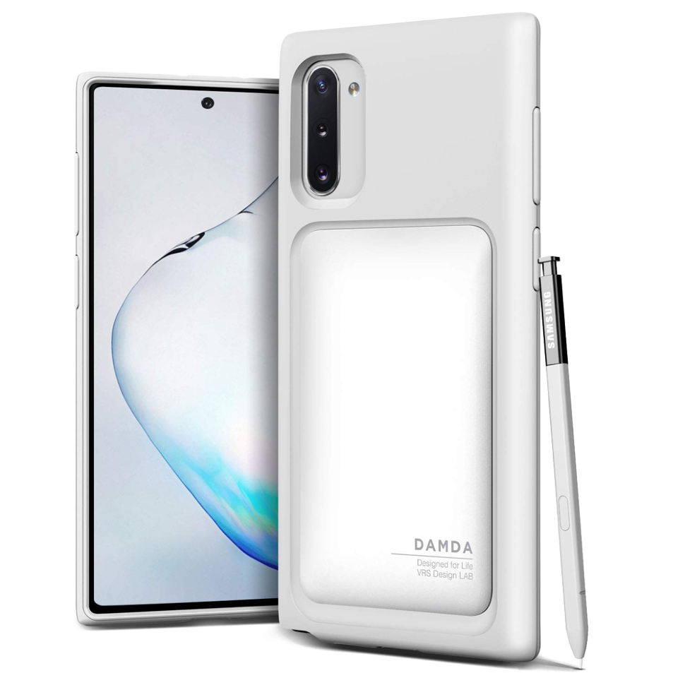 Чехол VRS Design Damda High Pro Shield для Galaxy Note 10 Cream White 