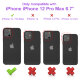 Чехол PQY Butterfly для iPhone 12 Pro Max Розовый/Фиолетовый - Изображение 251914
