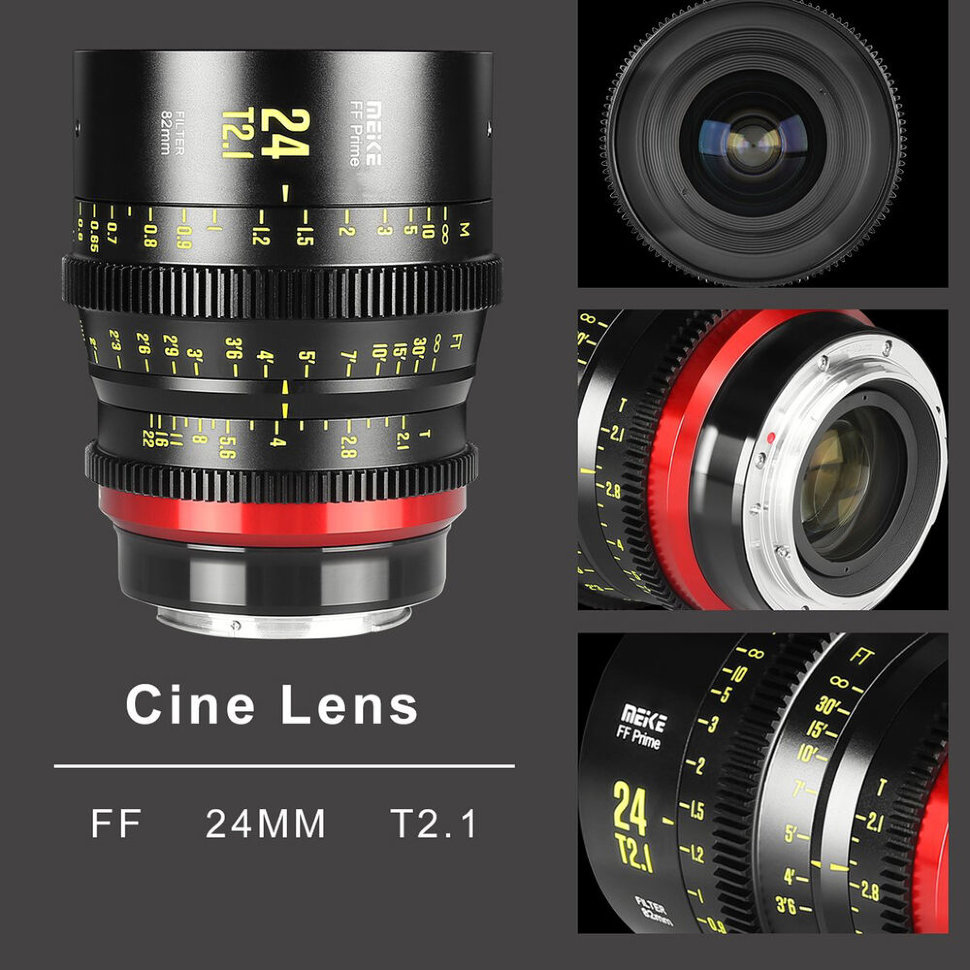 Объектив Meike FF Prime 24mm T2.1 EF